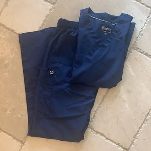 WonderWink women’s scrub set Small BLUE
